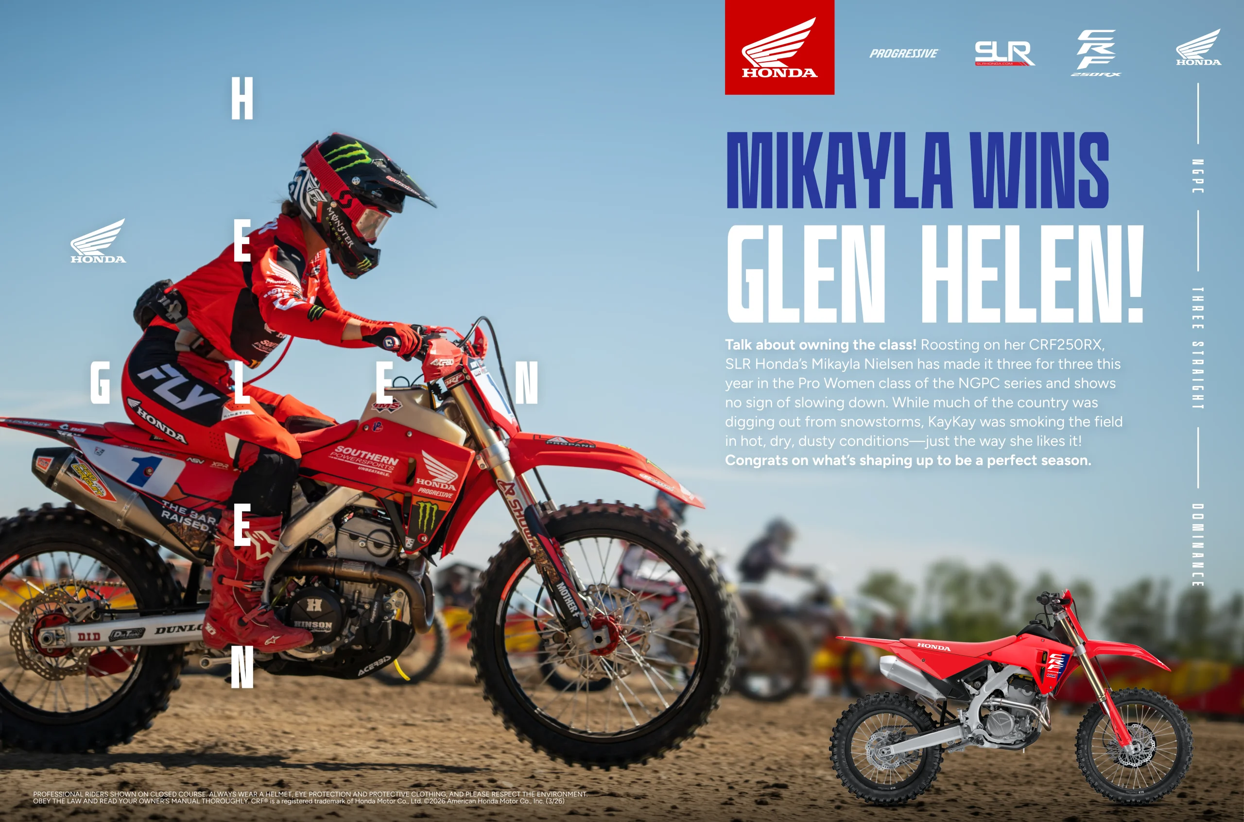 noantsinmypants-honda-NGPC-RD3-Mikayla-Nielsen-Race-Win